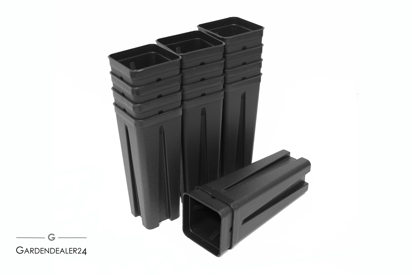 Anzuchttöpfe 0,7l eckig schwarz (Staffelpreise)