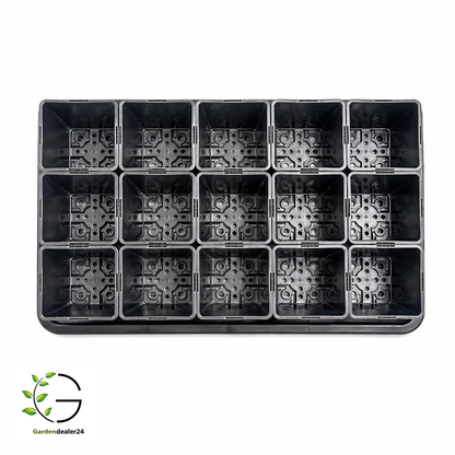 Anzucht-Set aus 15 Pflanztöpfen 1,7l inkl. Untersetzer