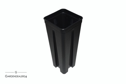 Anzuchttöpfe 0,7l eckig schwarz (Staffelpreise)