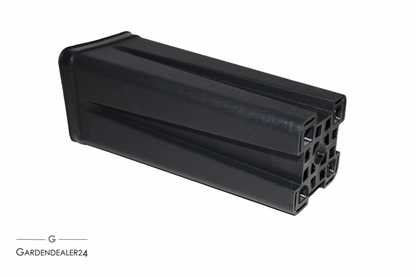 Anzuchttöpfe 0,7l eckig schwarz (Staffelpreise)