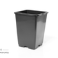 Pflanzentöpfe Anzuchttöpfe Blumentöpfe 1,25l eckig schwarz (Staffelpreise)